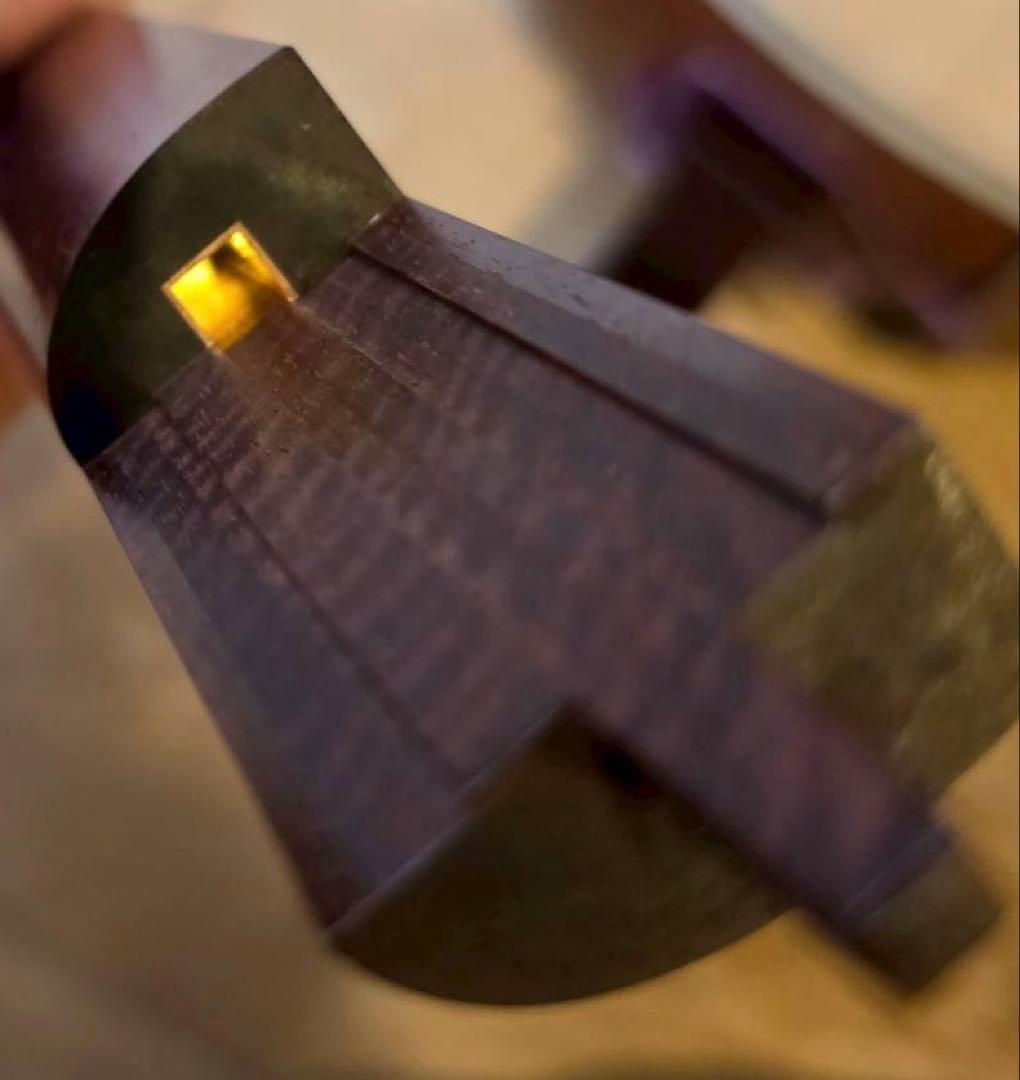 三味線本体 木製 3弦　金細　綾杉