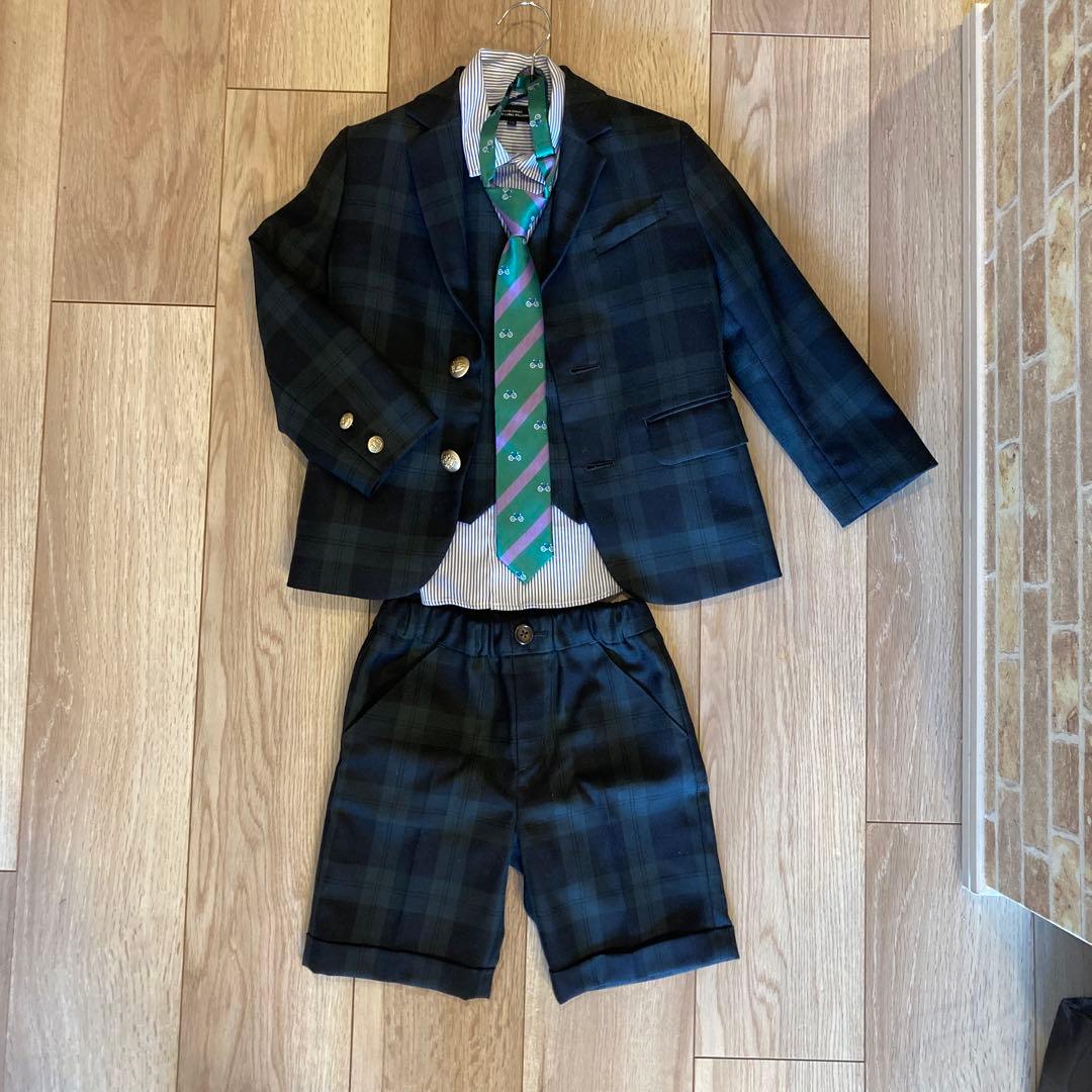 ユナイテッドアローズ　チェック スーツ 115cm