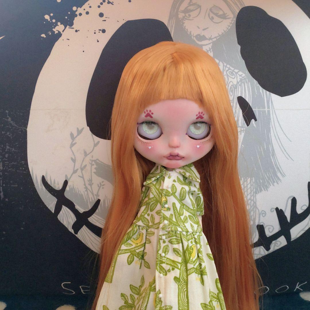 カスタムアイシードール小狐フェイスアウトフィット付き