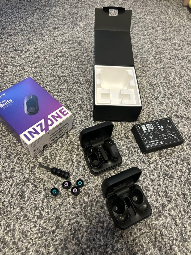 INZONE Buds(ブラック)訳あり＋新古品充電ケース