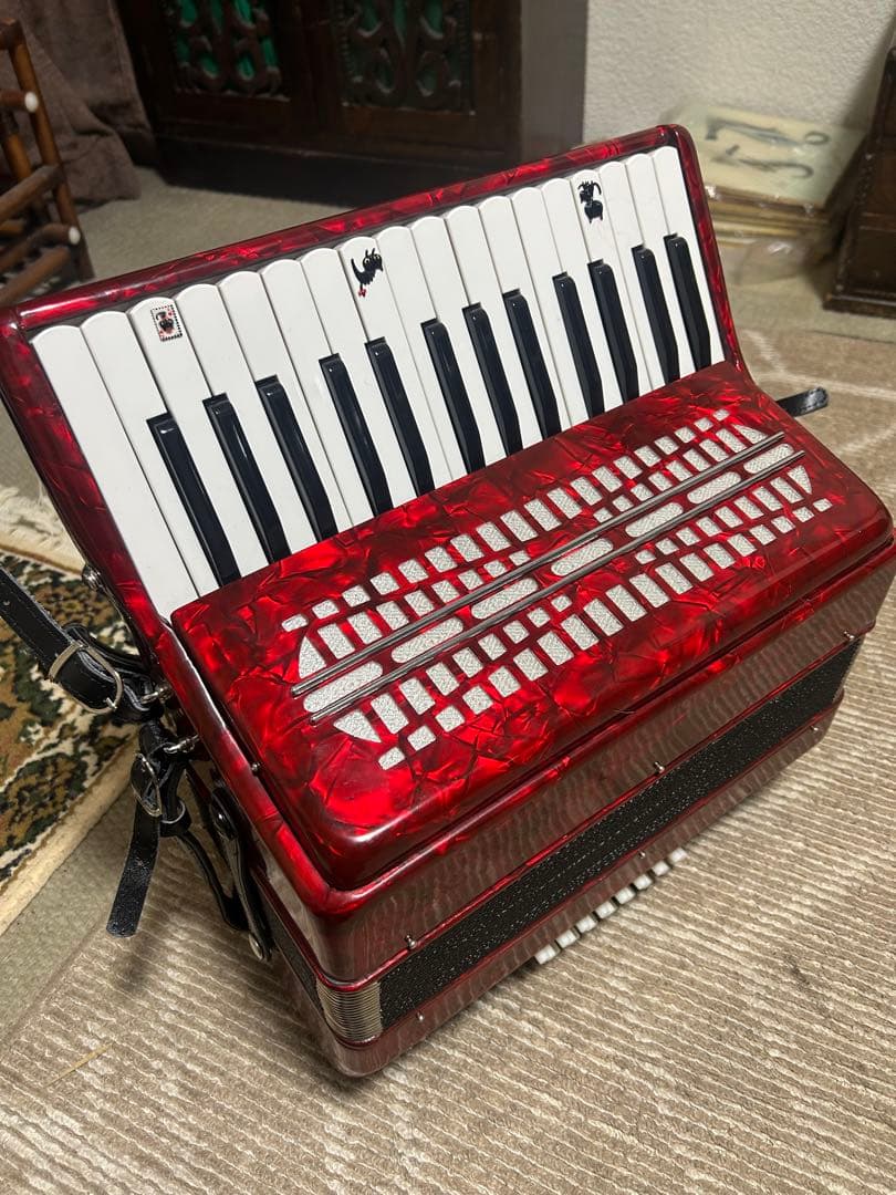 【KYORITSU】 キョーリツ アコーディオン ACD-400RD ケース付