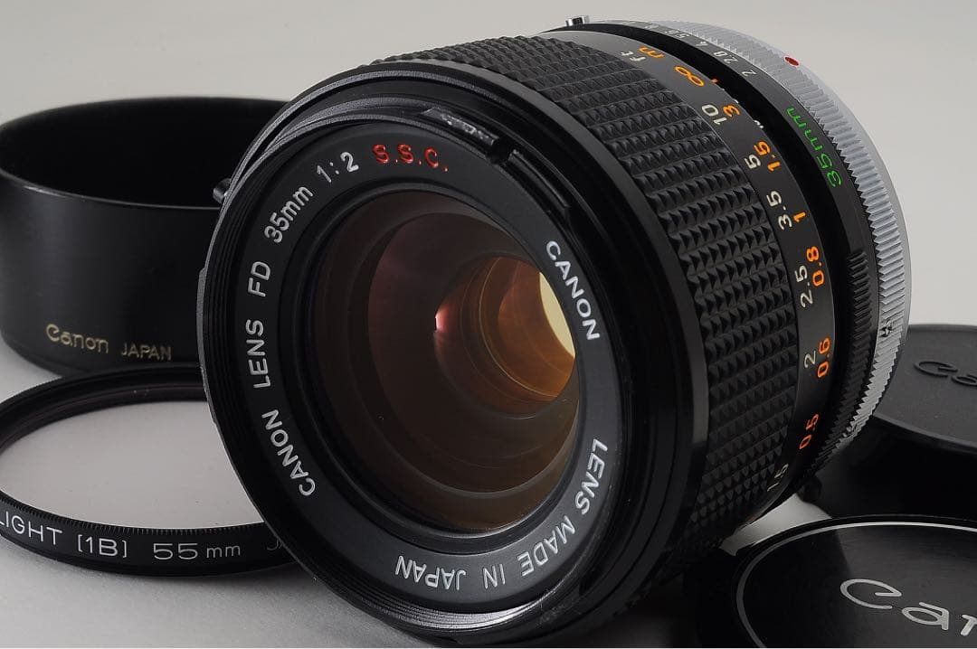 【美品】キヤノン Canon FD 35mm F2 S.S.C マニュアルレンズ