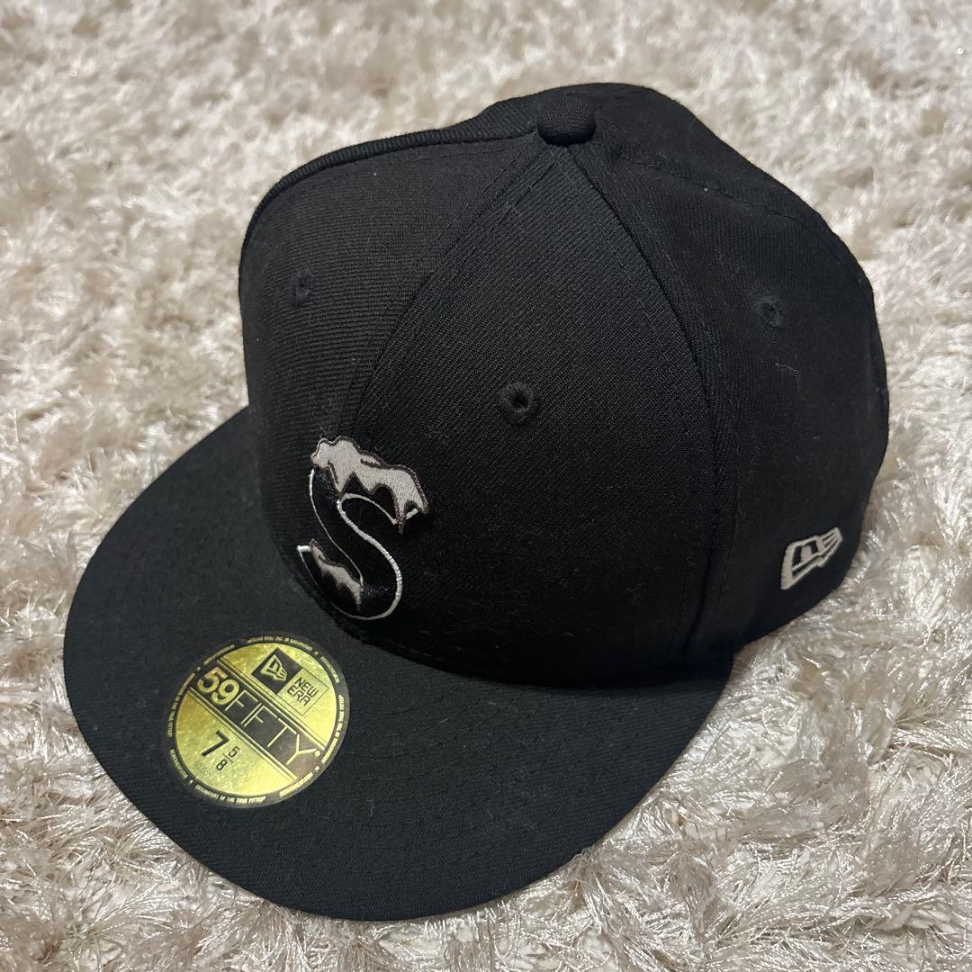 Supreme ブラック キャップ 7 5/8