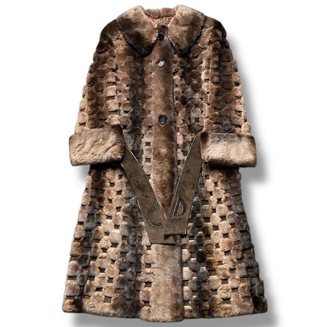 希少 Dior ディオール コート アウター Vintage 毛皮 アーカイブ