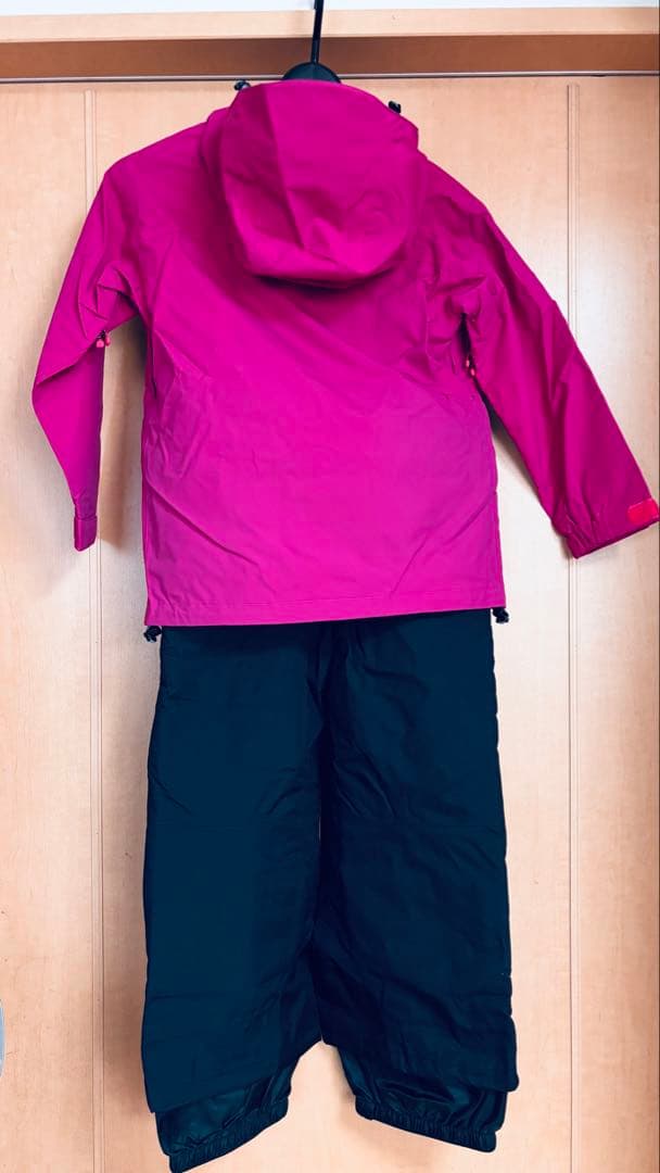 ❄️ 新品　ノースフェイス　120 スノーウェア　スキーウェア　ピンク　ブラック