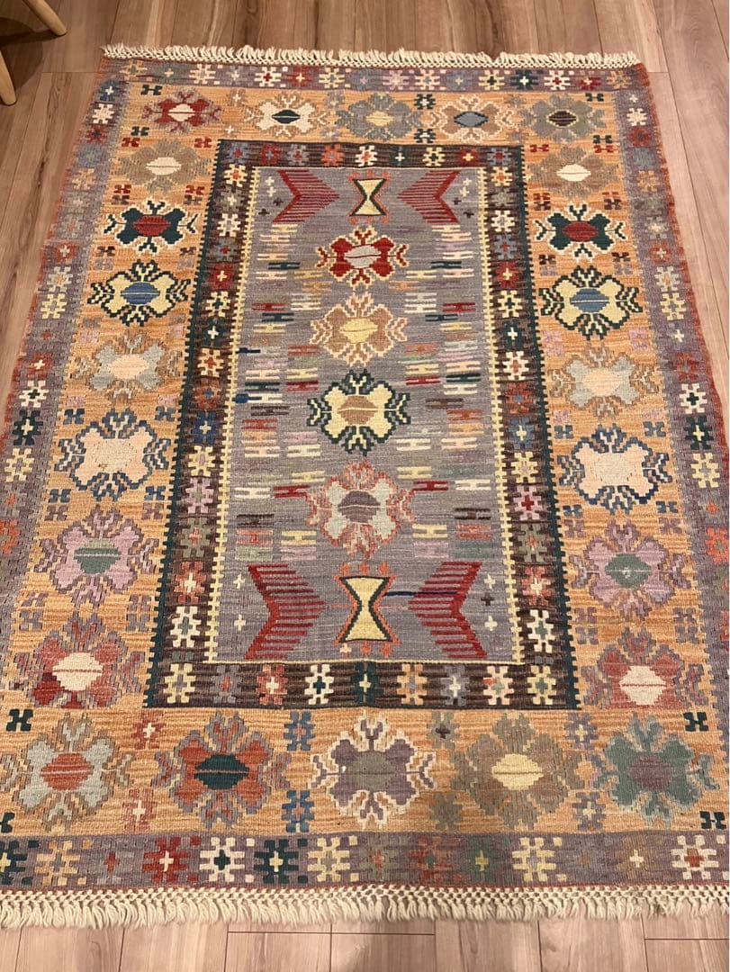 ち*ん様 カイセリ／オールドキリム／リビングサイズ