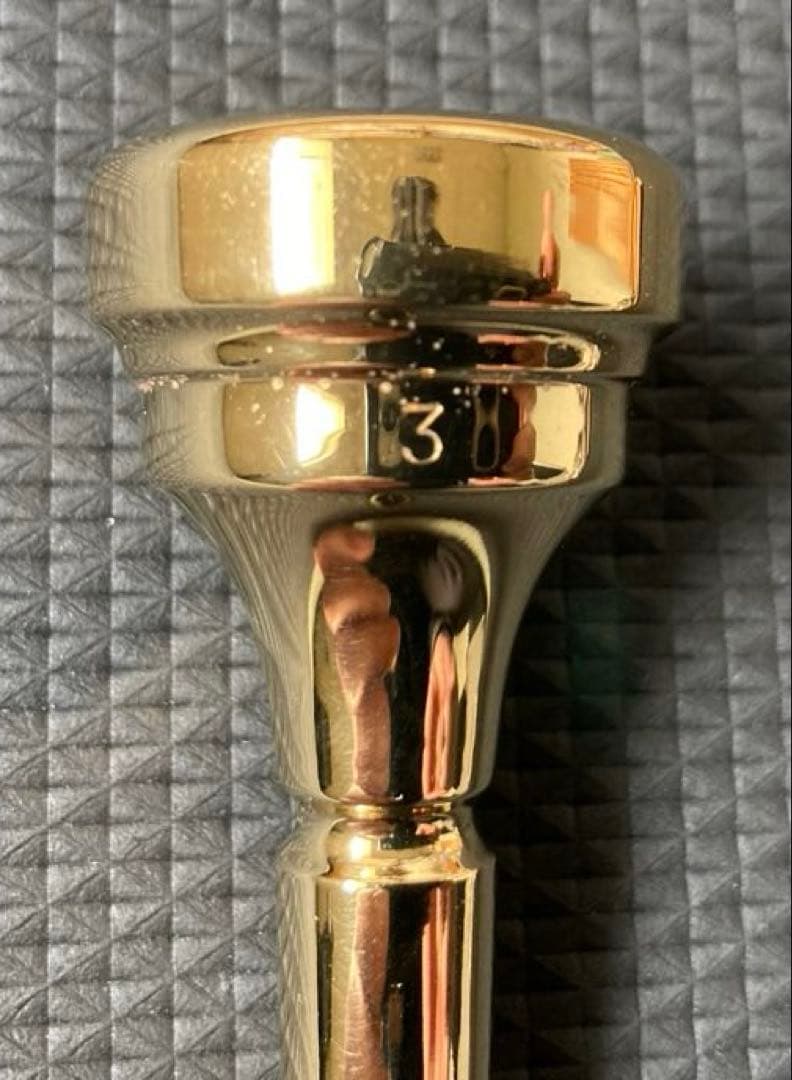 Denis Wick　テナーホルン(アルトホルン)マウスピース　3　金メッキ