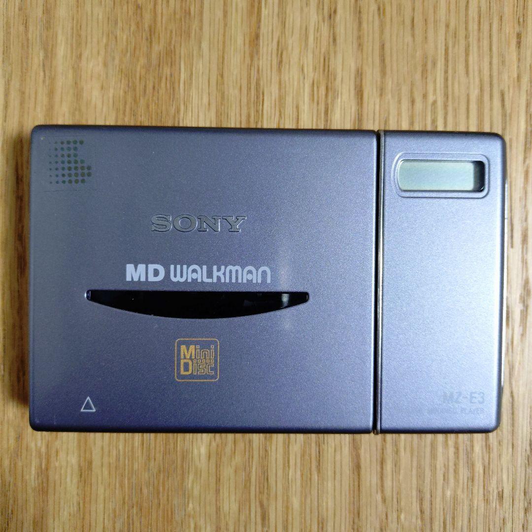 ジャンクSONY MD WALKMAN MZ-E3 ポータブルMDプレーヤー