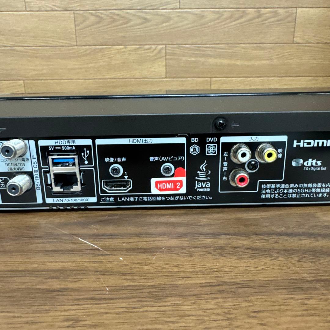 SONY ソニー　ブルーレイレコーダー BDZ-FW500 2019年式