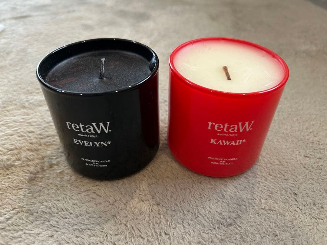 retaW キャンドル EVELYN* KAWAII* のセット
