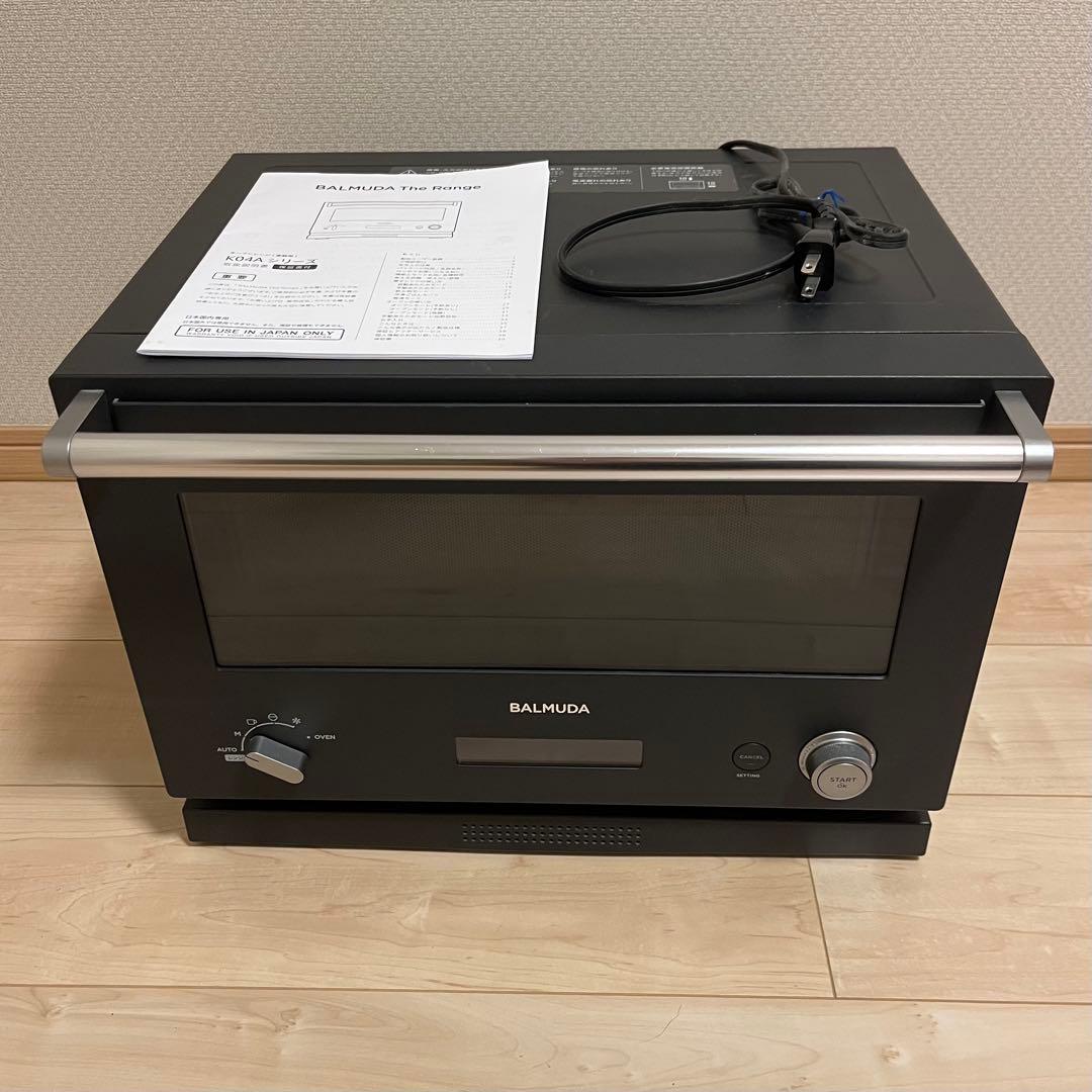 ジャンク BALMUDA The Range オーブンレンジ K04A角皿2枚付