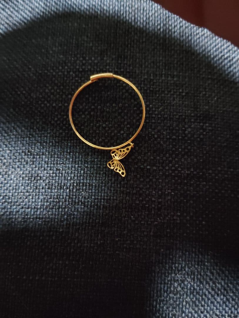 スタージュエリー★片耳パピヨンピアス10Ｋ