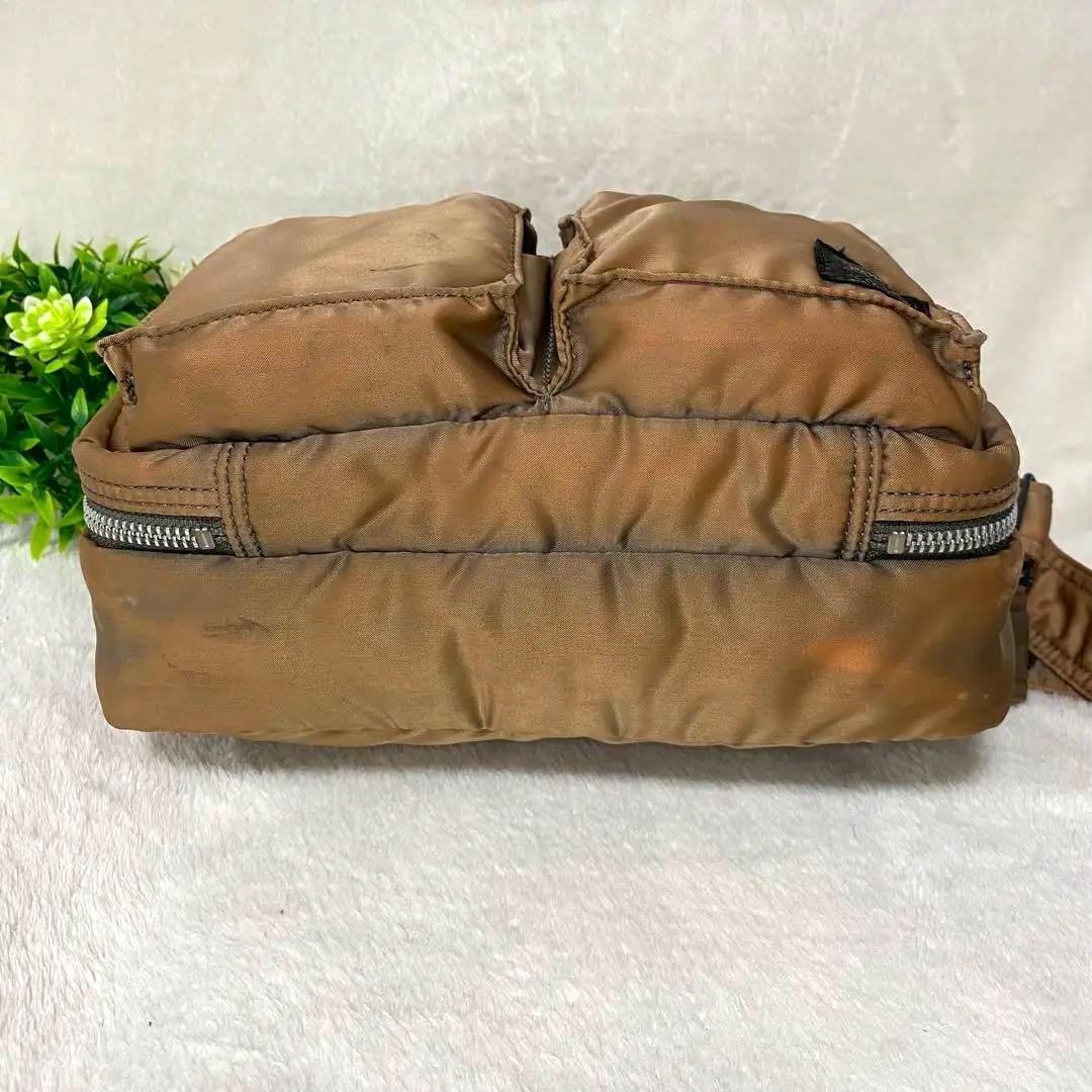 ロ*ン様 希少　ポーター　タンカー　ショルダーバッグ　2層　ピンクゴールド　PO