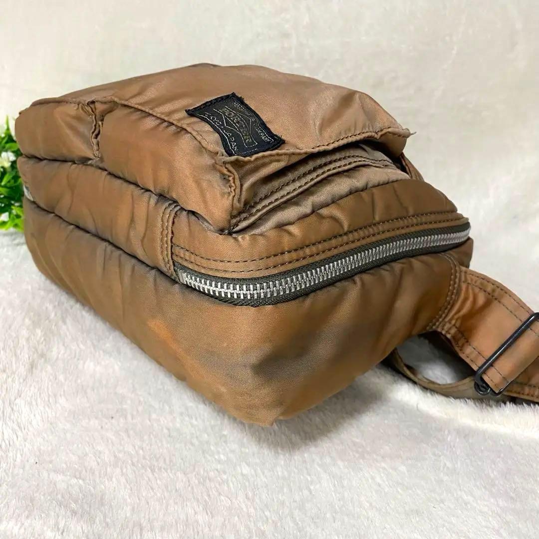 ロ*ン様 希少　ポーター　タンカー　ショルダーバッグ　2層　ピンクゴールド　PO