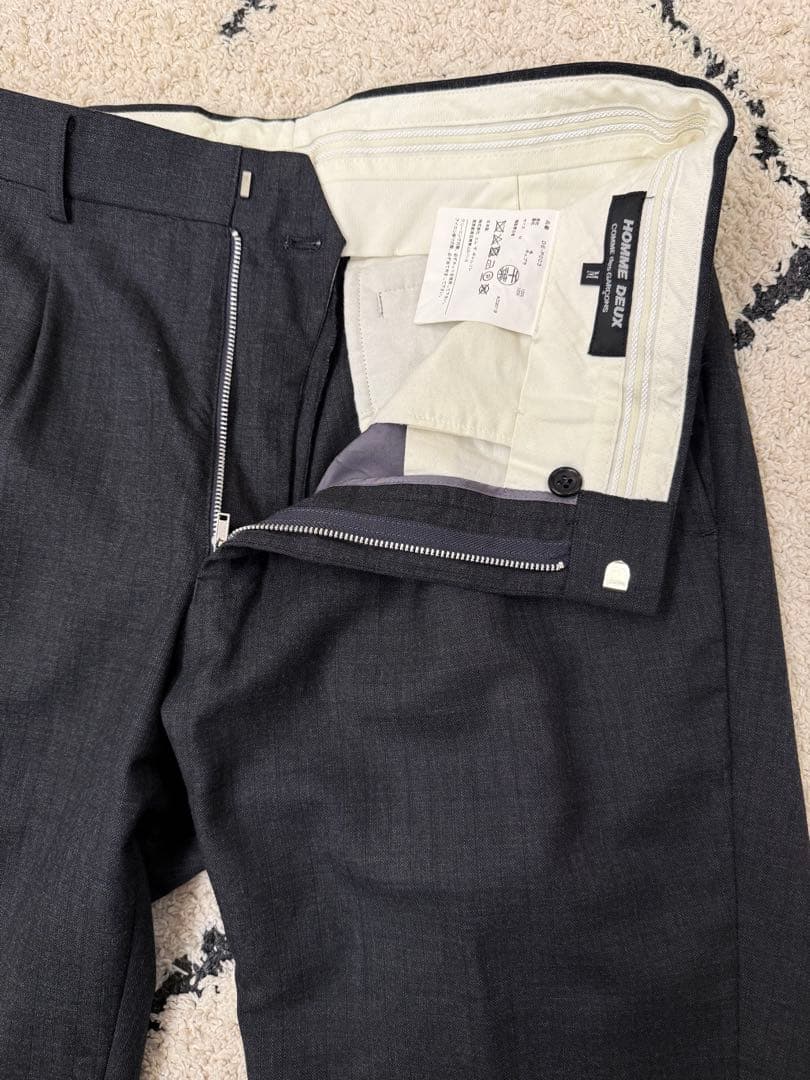 コムデギャルソンオムドゥ　ウールスラックス