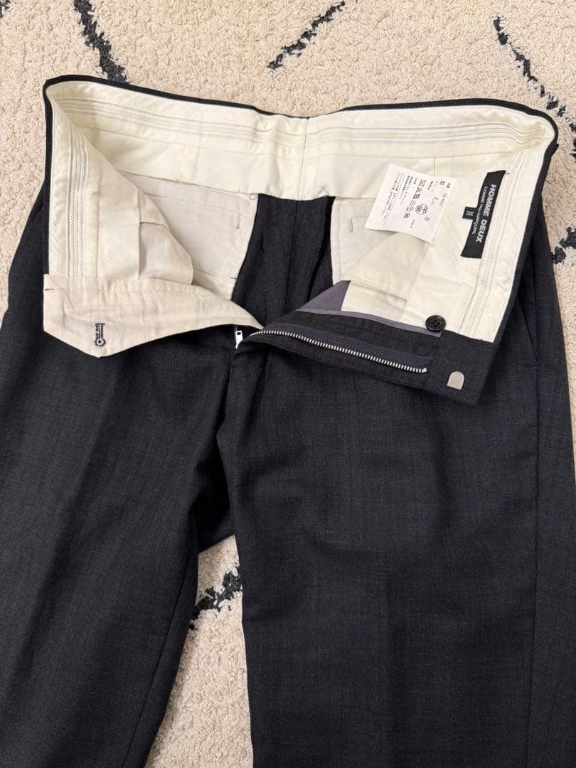 コムデギャルソンオムドゥ　ウールスラックス