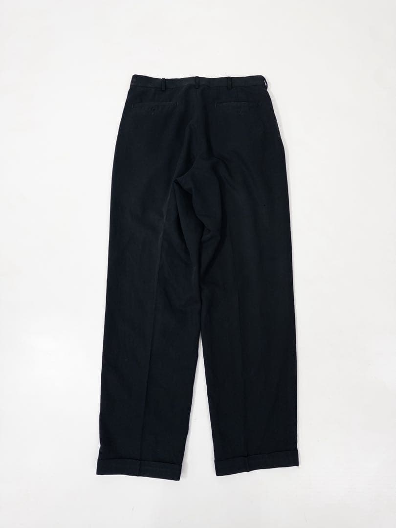 90s 3タックレーヨンワイドスラックス タックパンツ ヴィンテージ古着