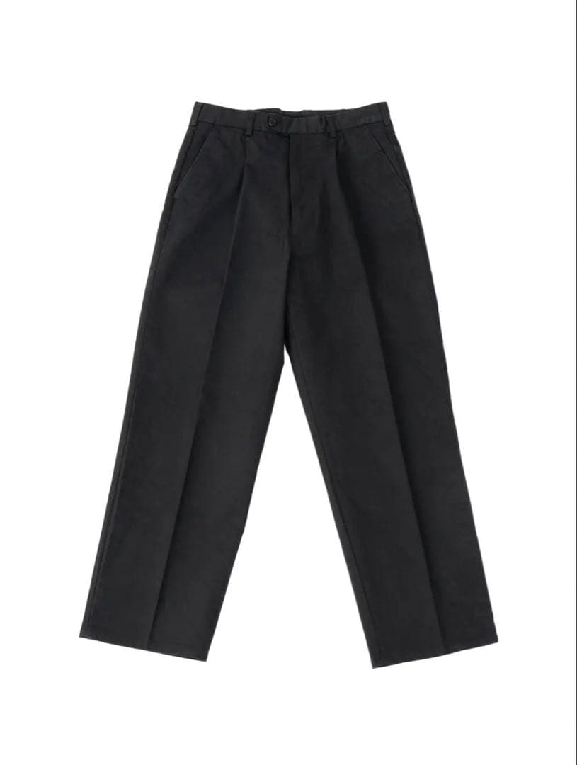 【OVY】One Tuck Wide Chino Pants (black)