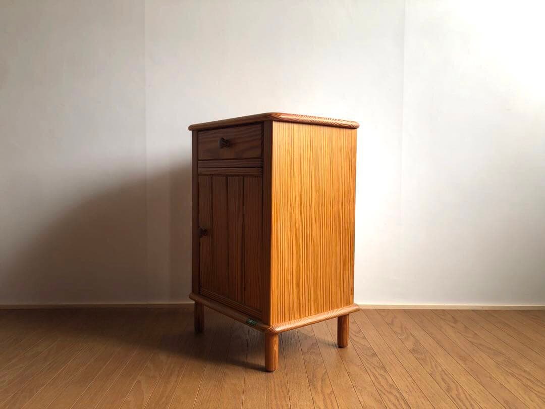 パイン材 najico ナジコ サイドチェスト ヴィンテージ 収納棚 電話台