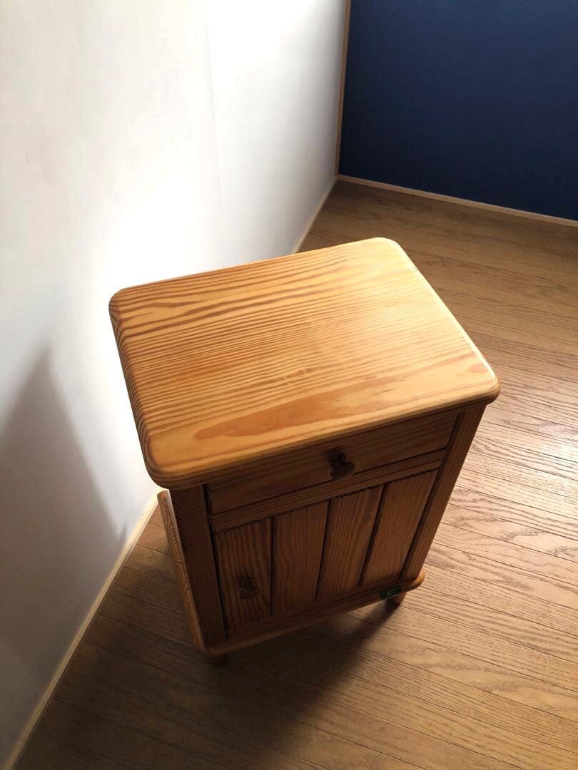 パイン材 najico ナジコ サイドチェスト ヴィンテージ 収納棚 電話台