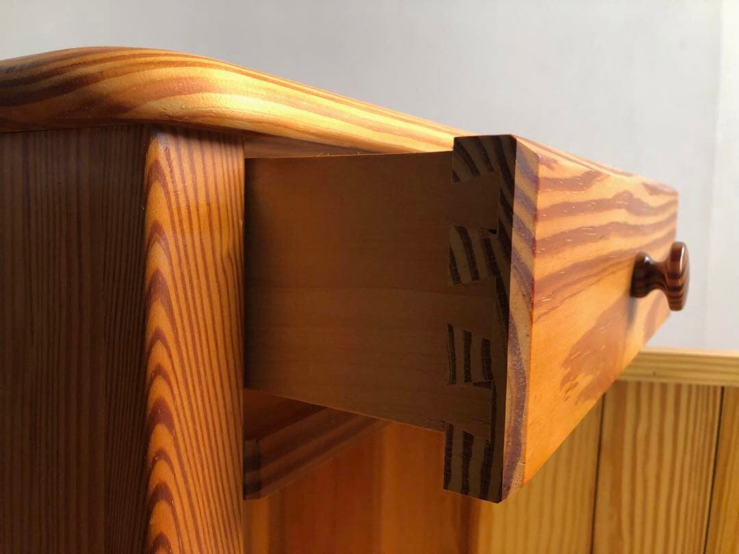 パイン材 najico ナジコ サイドチェスト ヴィンテージ 収納棚 電話台