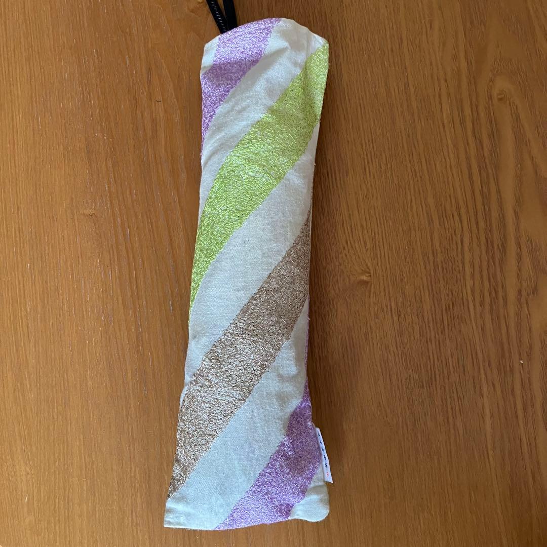 イイダ傘店　日傘　バーバー　折りたたみ カバー付き