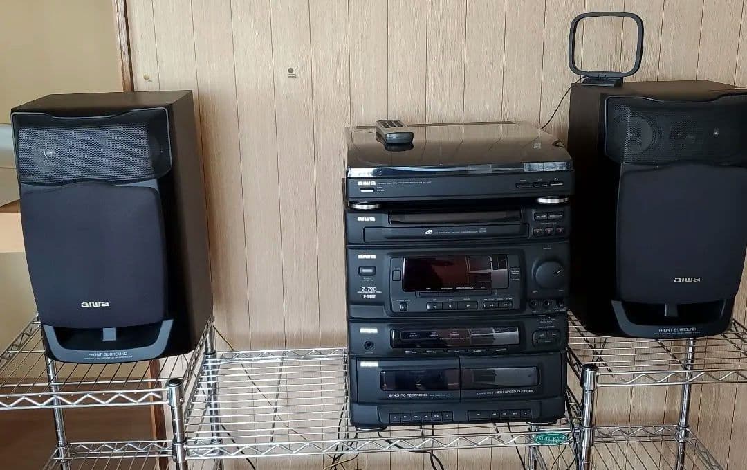 AIWAコンポCX-Z790 ステレオレコードプレーヤーPX-E850　レトロ