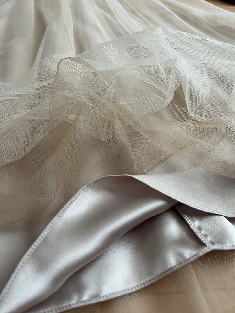 【期間限定セール‼️】AIMERパーティードレス ベージュM