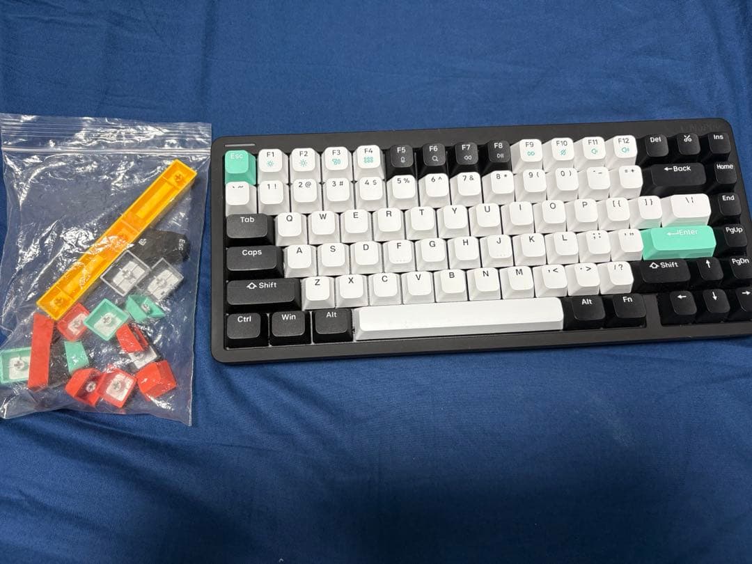 NuPhy halo75 Rose Glacier 黒 メカニカルキーボード