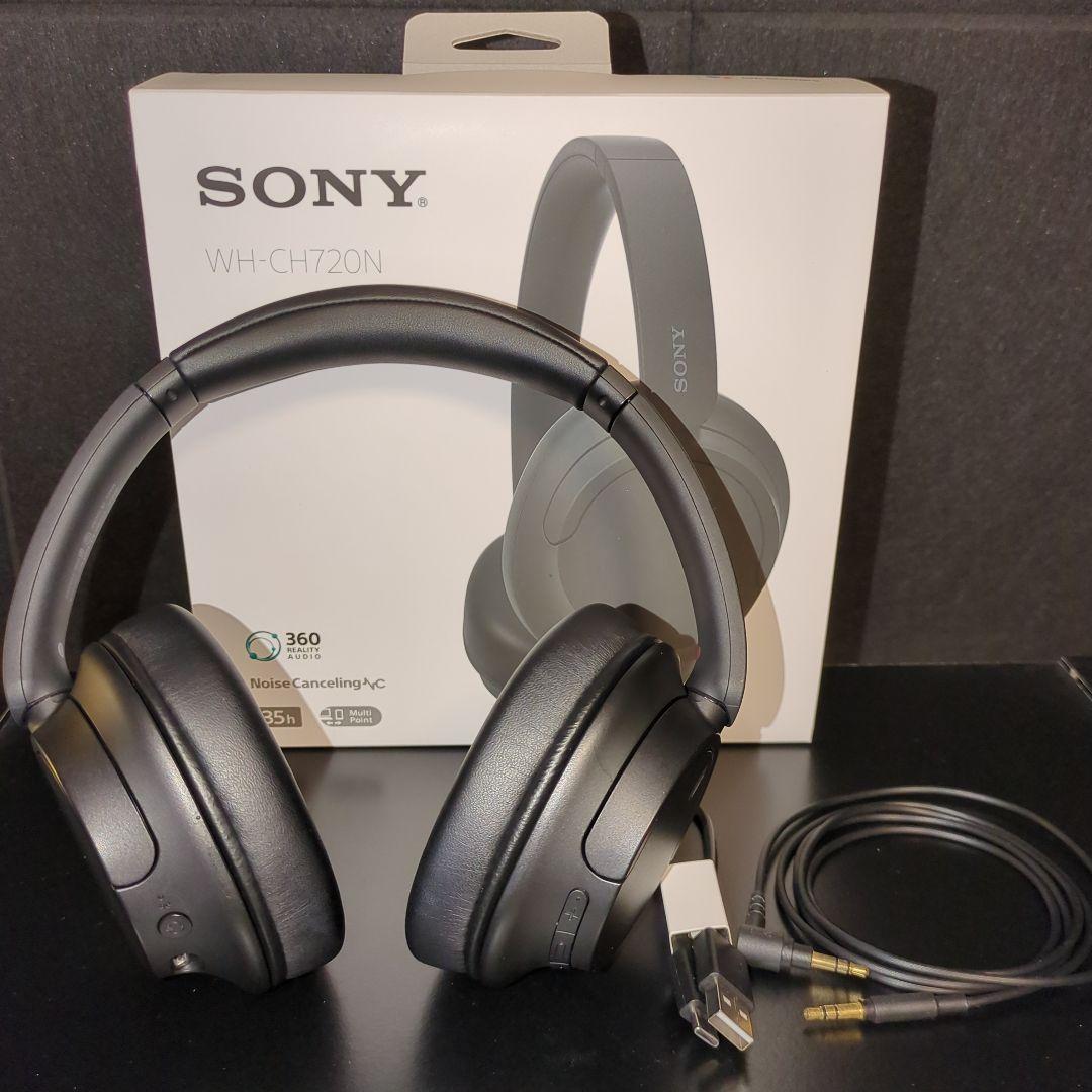 【美品】SONY WH-CH720N ノイズキャンセリングワイヤレスヘッドホン