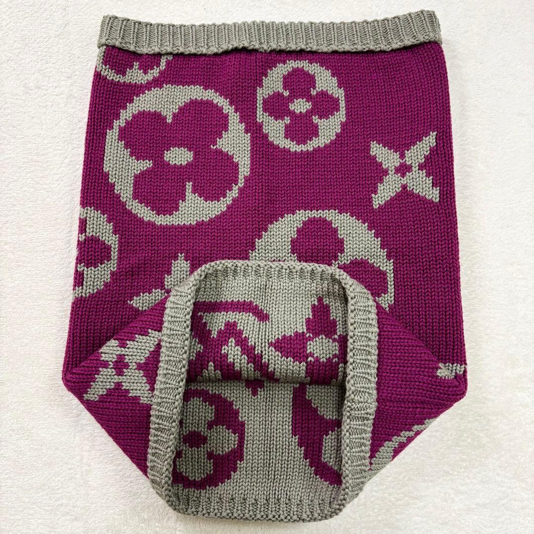 未使用級 ルイヴィトン スヌードグランフロア ネックウォーマー モノグラム