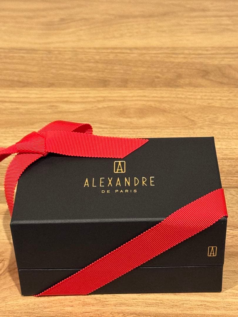 アレクサンドル ドゥ パリ ブラック バレッタ