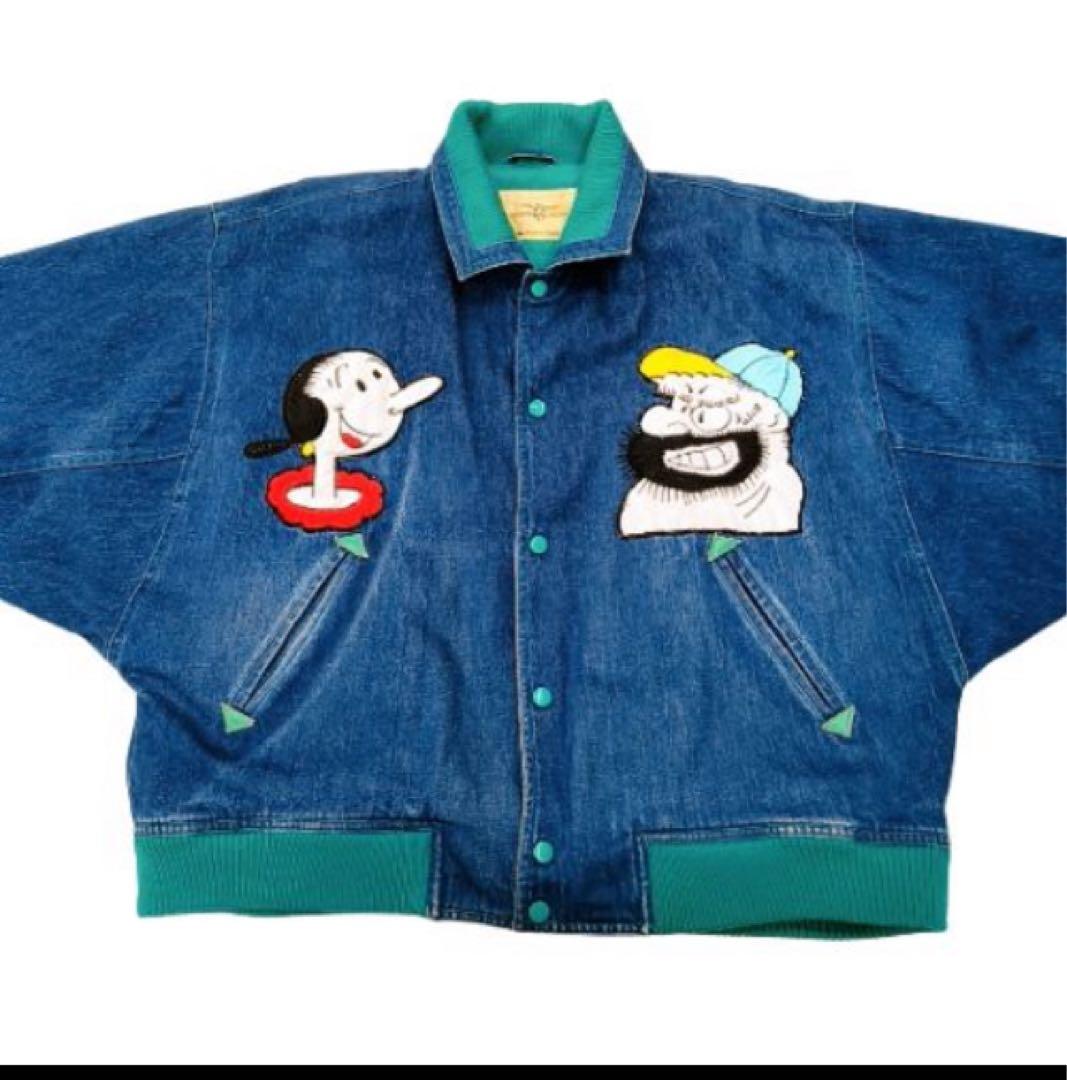 ポパイ　（オリーブ&ブルータス）デニムジャケット　80年代ヴィンテージ
