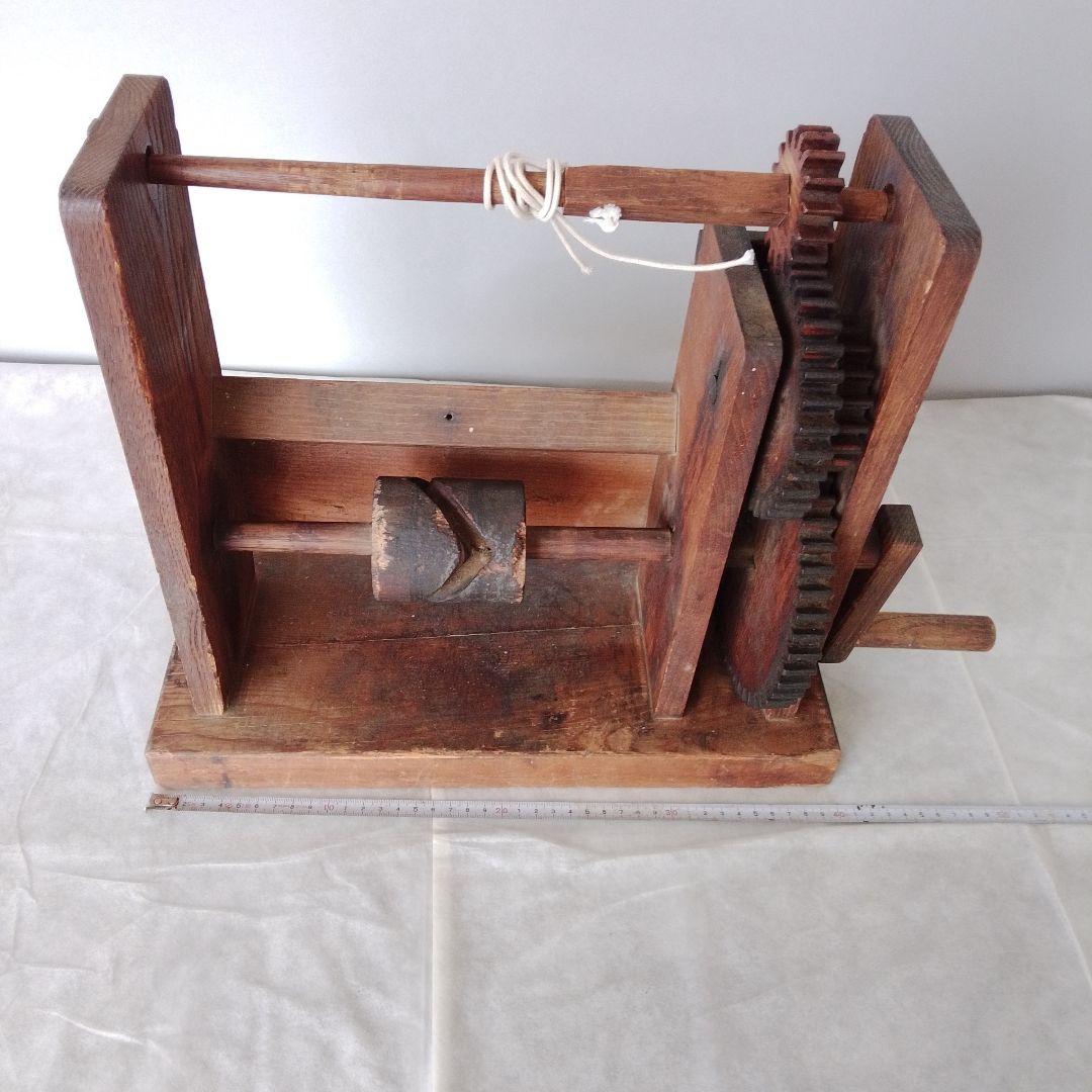 木製 座車(大枠用) アンティーク 木製機械装置 昭和 レトロ 骨董