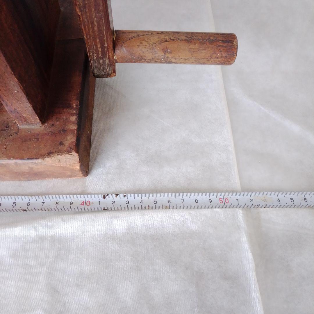 木製 座車(大枠用) アンティーク 木製機械装置 昭和 レトロ 骨董