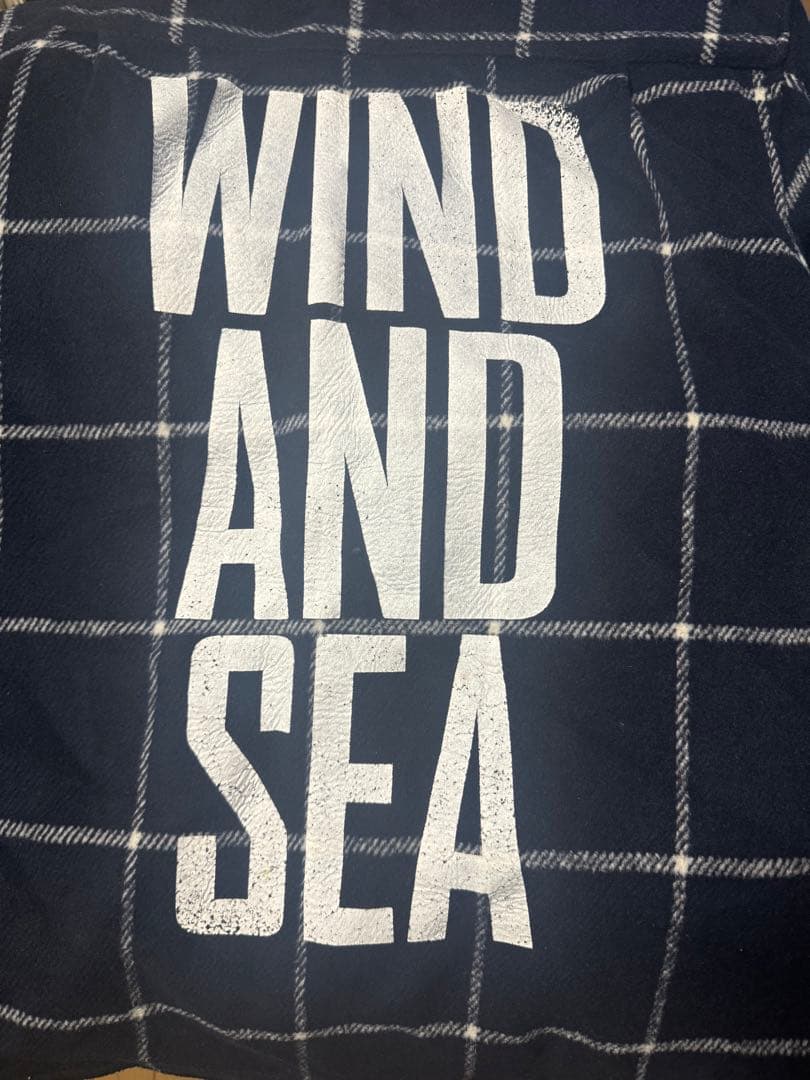 WINDANDSEA ミリタリー チェックシャツ