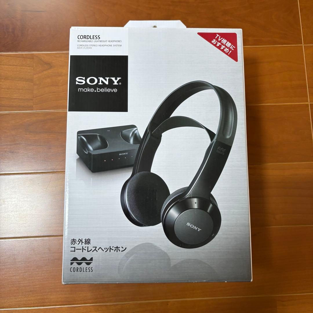 新品未使用 SONY MDR-IF245RKコードレスステレオヘッドホンシステム