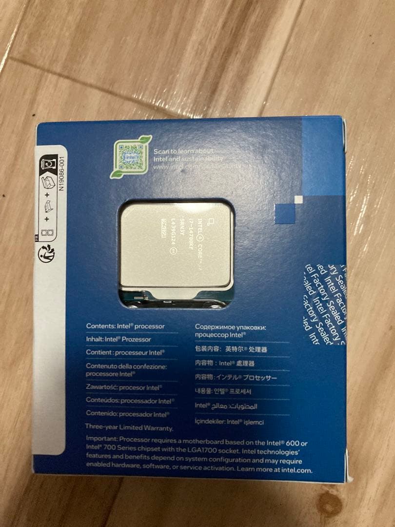 新品未開封　Intel Core i7-14700KF 第14世代