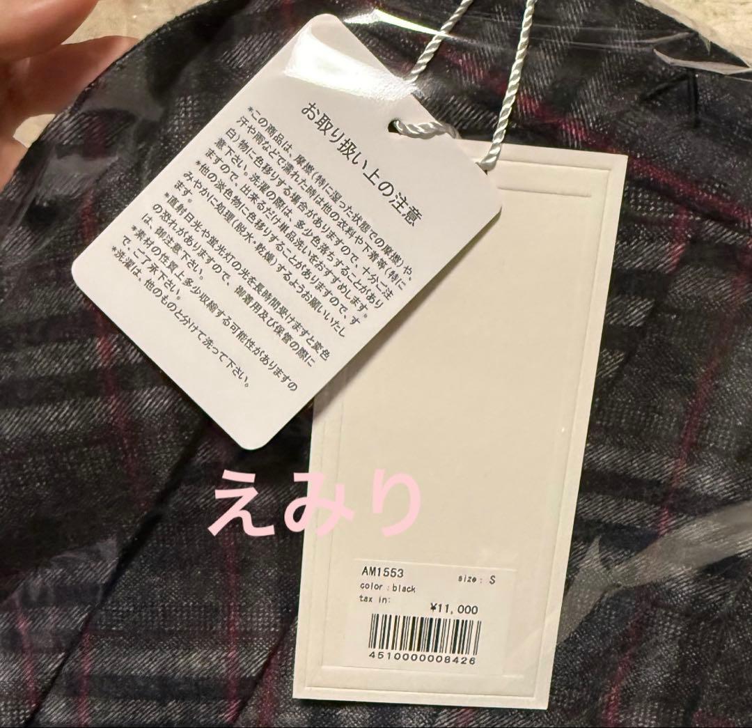 完売品！Monica check pleats mini skirt