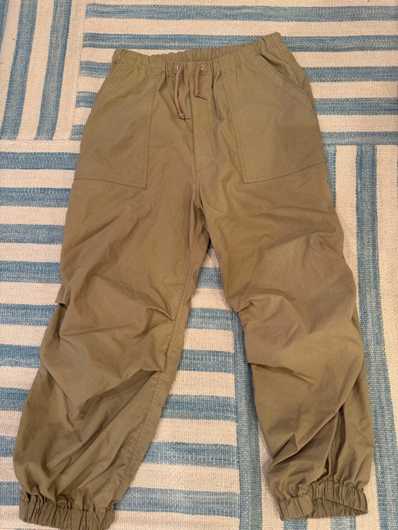 【25SS】cantate ナイロン ベイカーパンツ 48 ベージュ