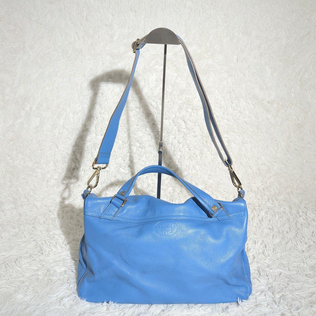〈美品〉ZANELLATO POSTINA メッセンジャーバッグ 2WAY