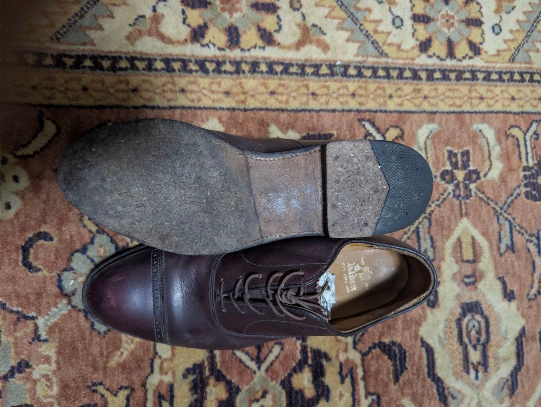 シ*ル様 Alden ダークブラウン ドレスシューズサイズ11ハーフBワイズ定価