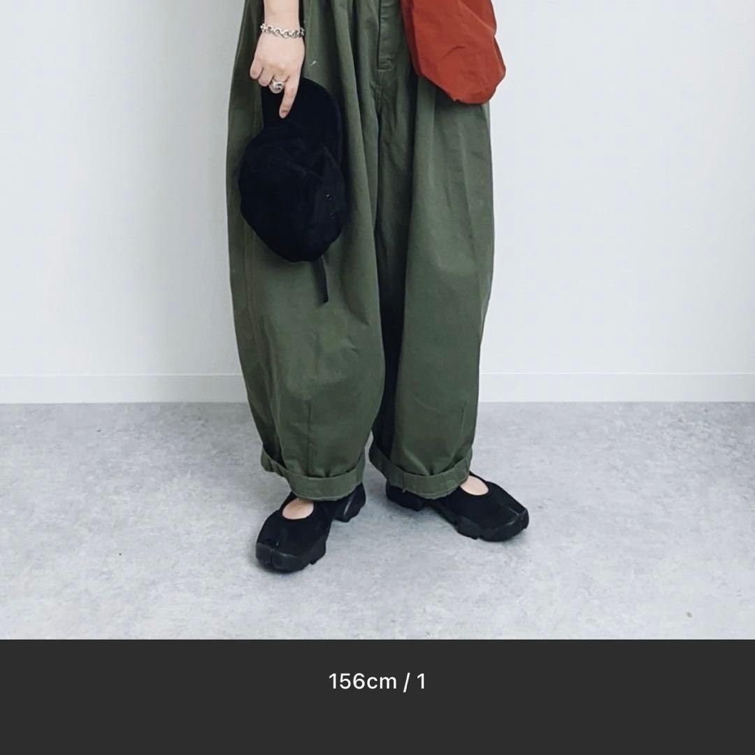 HARVESTY ハーベスティ イージー　サーカスパンツ カーキ　サイズ1