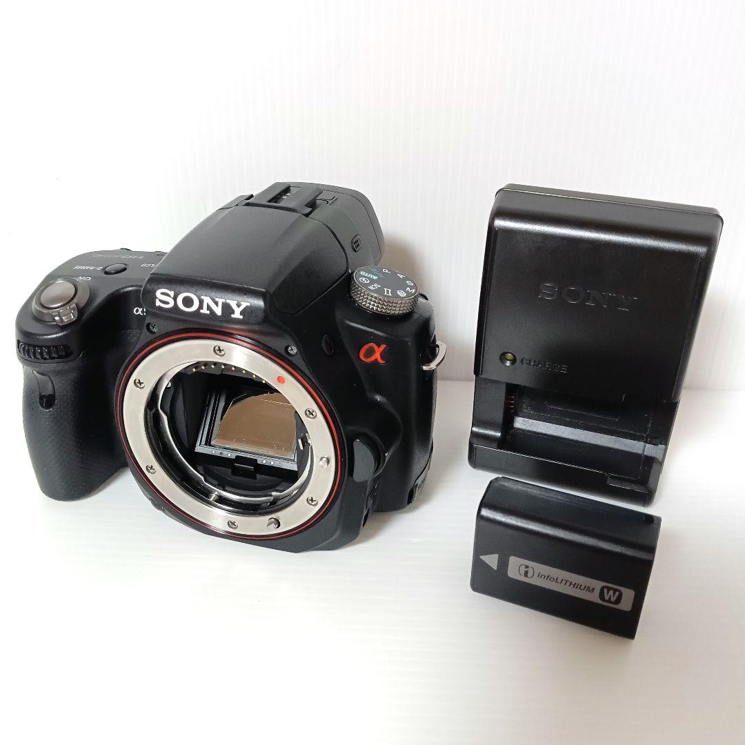 通電確認 SONY α55 SLT-A55V ソニー デジタル一眼レフ カメラ