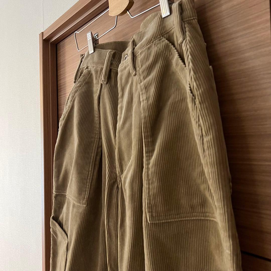 定価4万TUKI綿combatpantsサイズ0カーキ