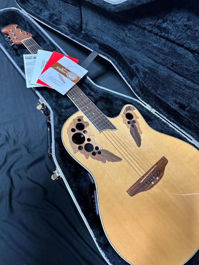 【美品】ハードケース付き　Ovation Applause AE147