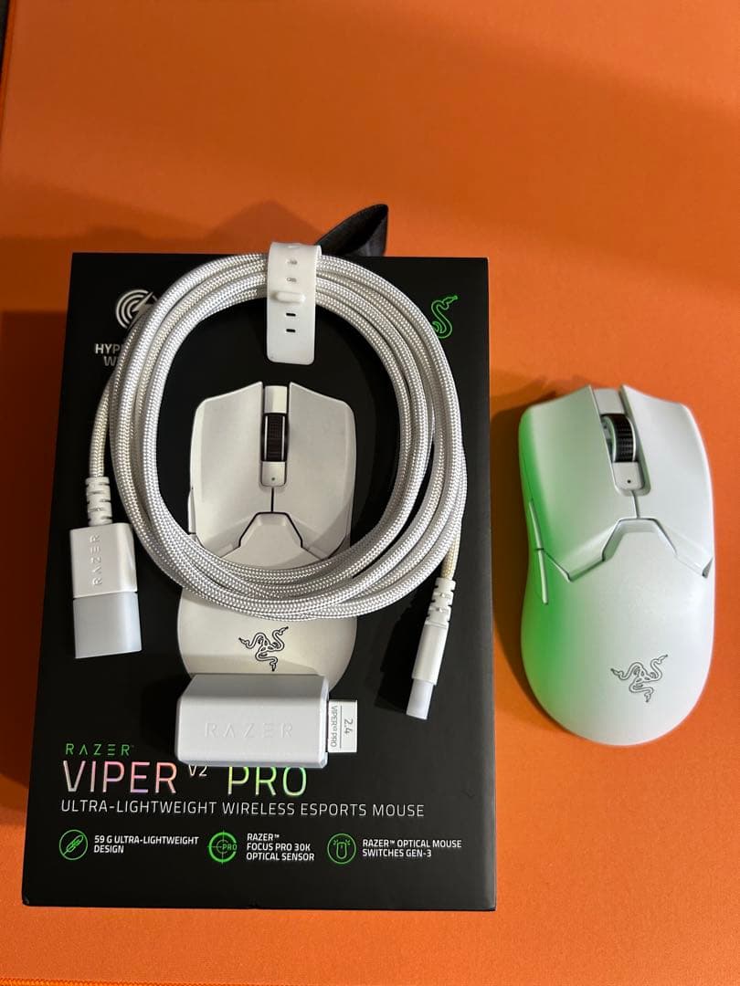 マウス・トラックボール Viper V2 Pro White