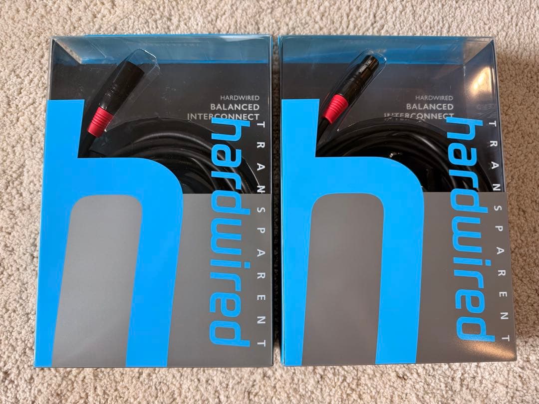 Transparent Hardwired XLR インターコネクト