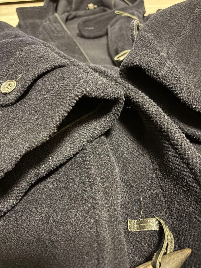 tibbett 英国製 ダッフルコート ネイビー UK36サイズ ウール