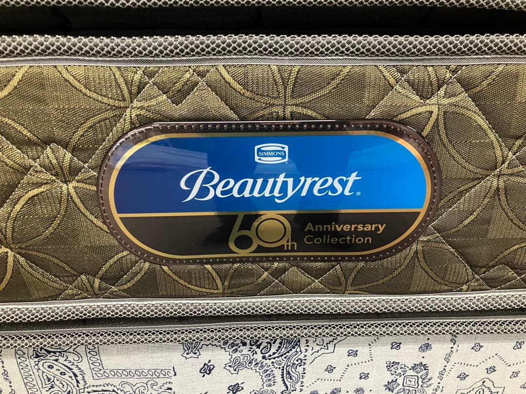 SIMMONS 桐生織6.5インチ両面ピロートップ　シングルマットレス 展示品